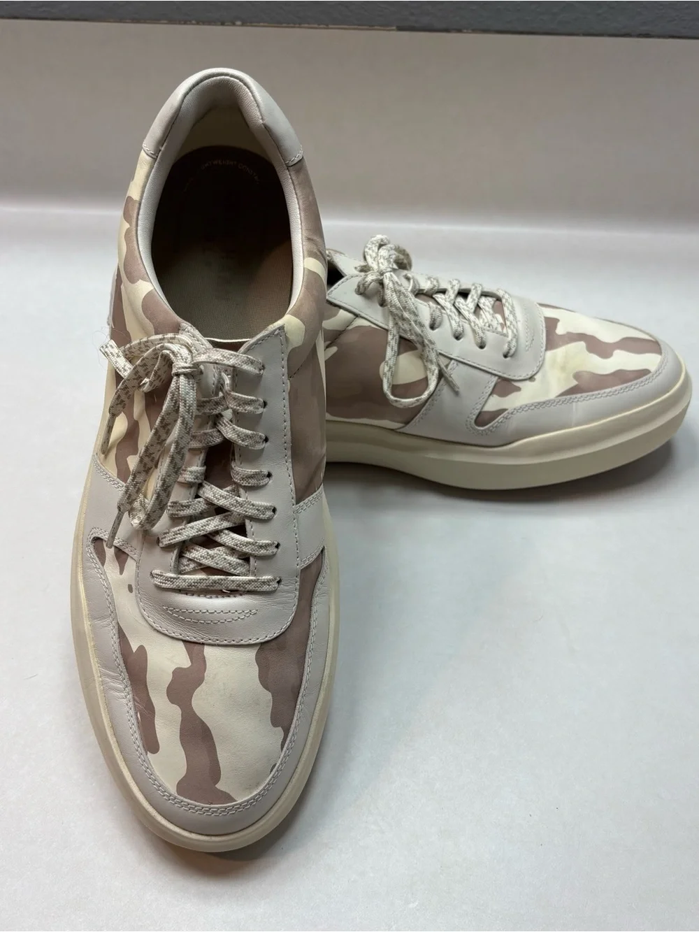 Cole Haan Grand 360 Men's Camouflage Low-Top Sneakers - Beige & Cream